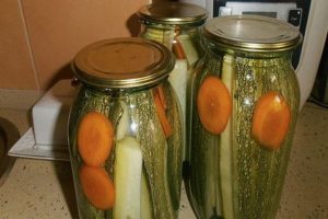 Recipes for canning zucchini in mustard filling for the winter