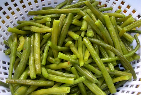 zelené fazule