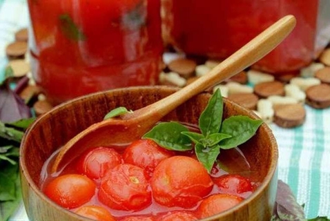 el proceso de cocción del tomate cherry