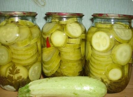 marinated zucchini