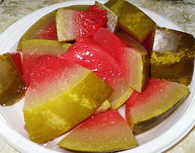 pickled watermelon