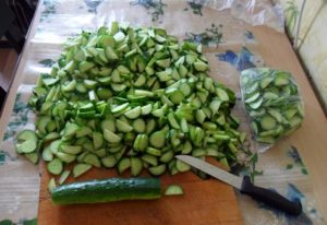 Hoe komkommers vers voor de winter thuis te bevriezen