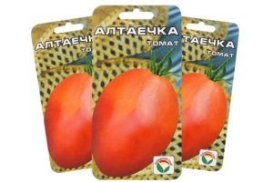 Descripción de la variedad de tomate Altayechka y sus características.