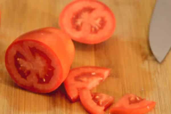 Skivet tomat