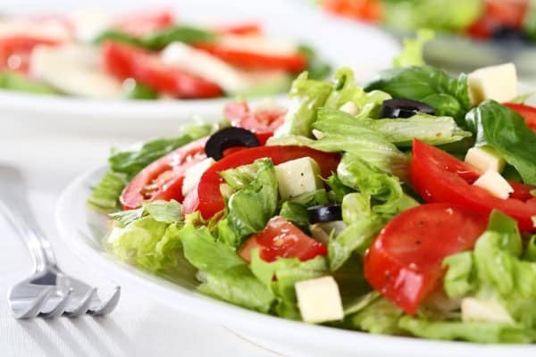 salade met tomaten