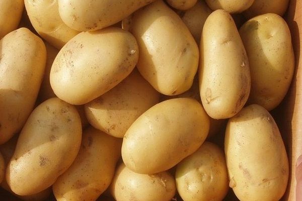 patatas en una caja