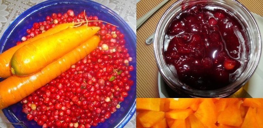 lingonberry and carrot