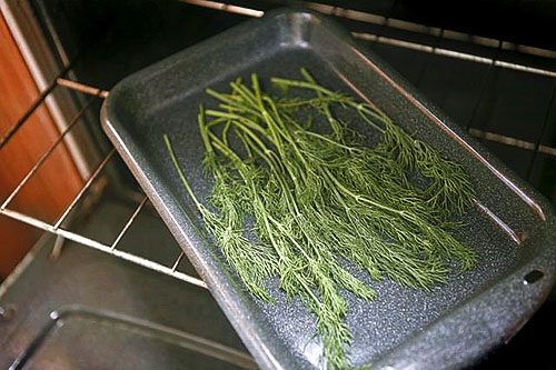 verduras en el horno