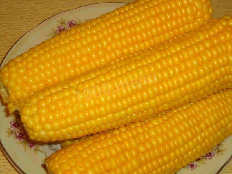 już gotowana kukurydza