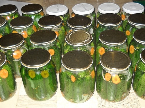 cucumbers with carrots and onions for the winter