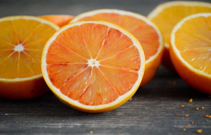 orange na hiwa