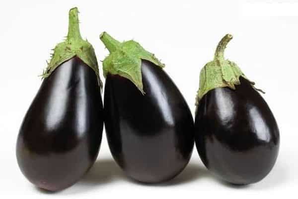 eggplant on the table