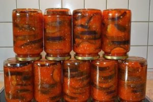 TOP 10 mejores recetas de berenjenas en tomate para el invierno, con y sin esterilización