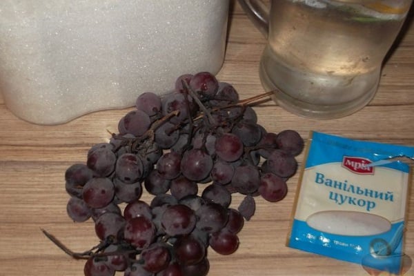 Druiven voorbereiding