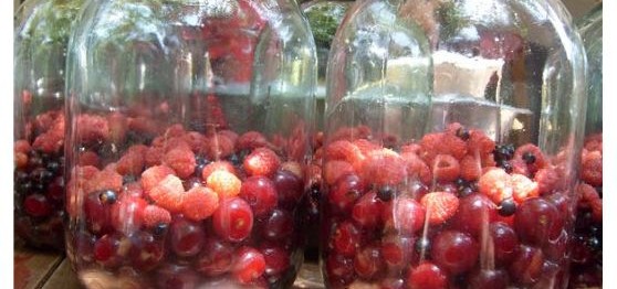 vyšnių į stiklainį