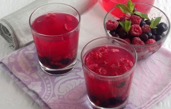 compote in a glass