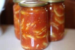 TOP 12 geweldige recepten voor het koken van courgette in tomaat voor de winter waar je je vingers bij aflikt