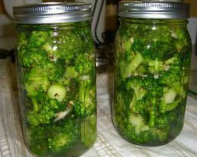 konzervovaná brokolica