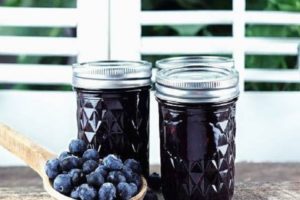 A simple recipe for making blueberry compote for the winter