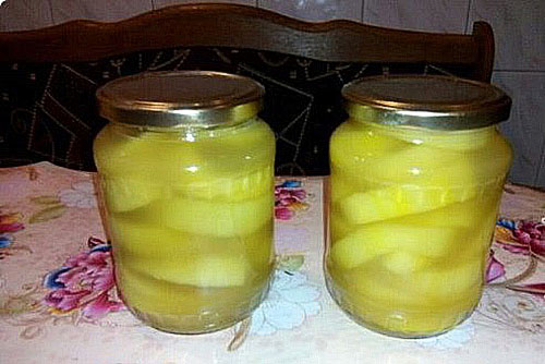 zucchini compote