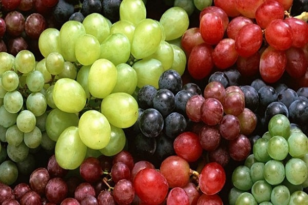 preparación de uvas
