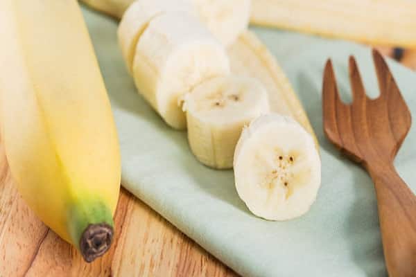 tilberede bananer