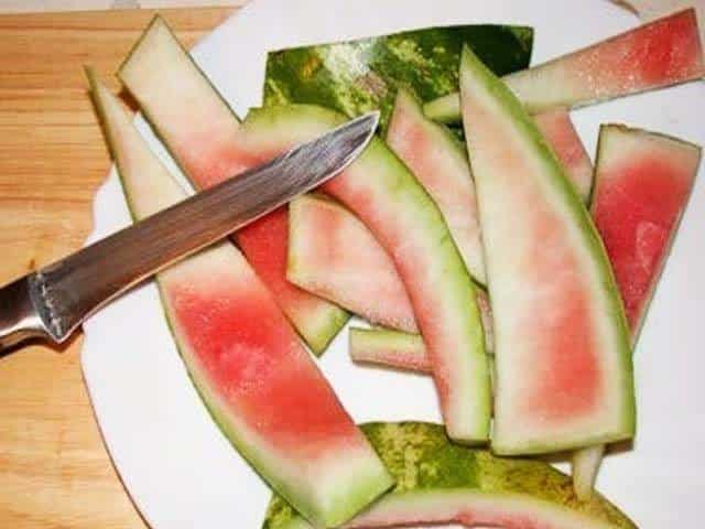 vandmelon skorpe