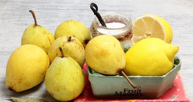 Birnen-Zitronen-Marmelade