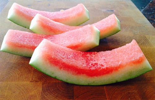 vandmelon skræl
