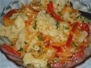 Preparations of pickled cauliflower for the winter, instant recipes