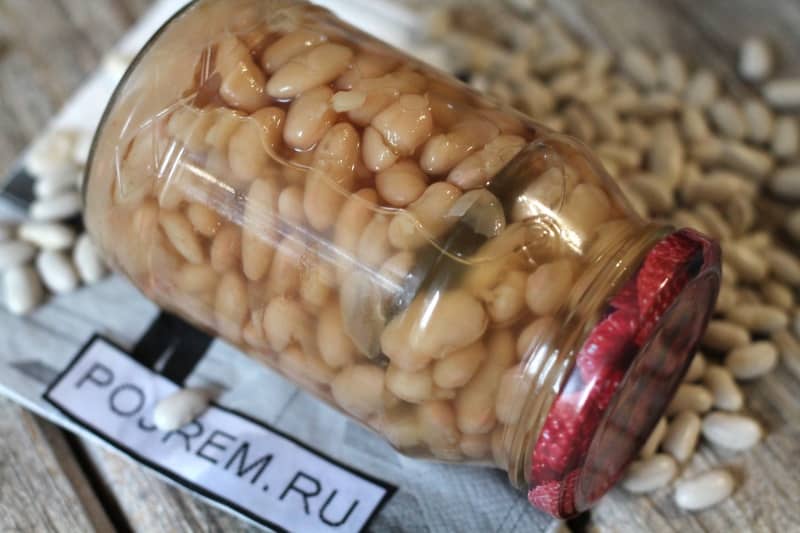 de-latang puting beans