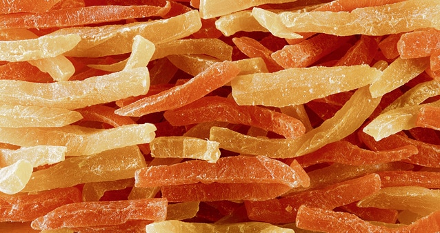 candied peels of watermelon