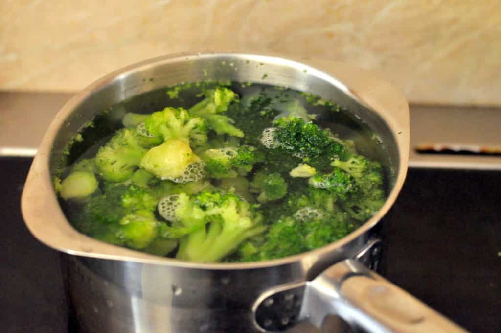 blanquear el brócoli
