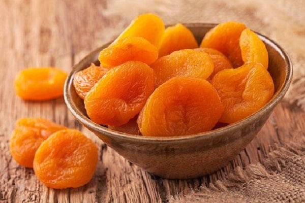 färdiga torkade aprikoser
