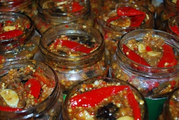 Arménske baklažány s paprikou