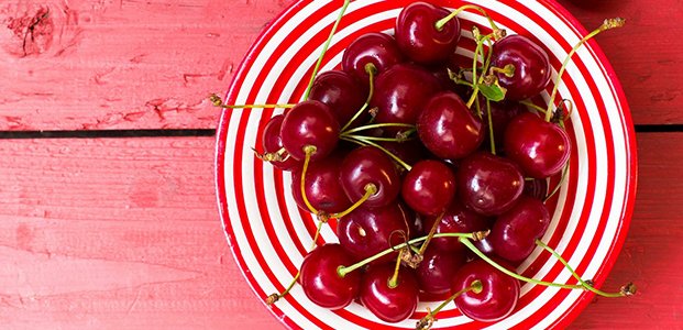 cherry in a bowl