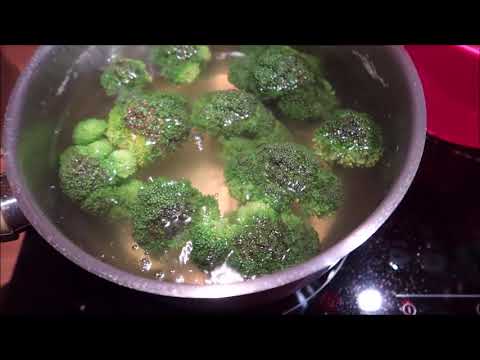 cooking broccoli