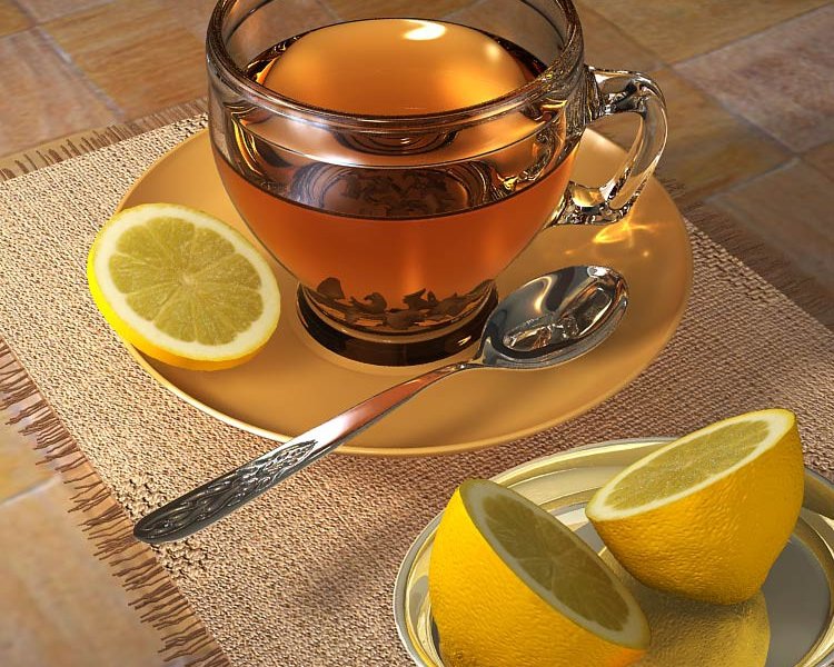 Limonlu çay