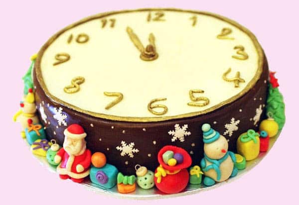 Cake Clock for a holiday