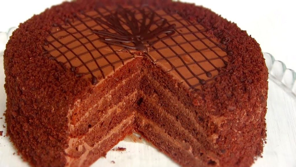 Homemade Prague cake