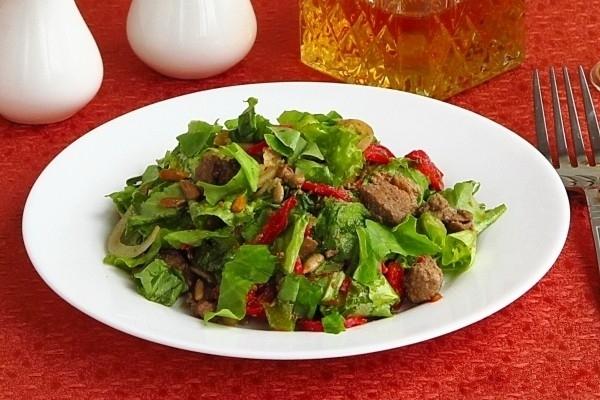 Salad gan và rau