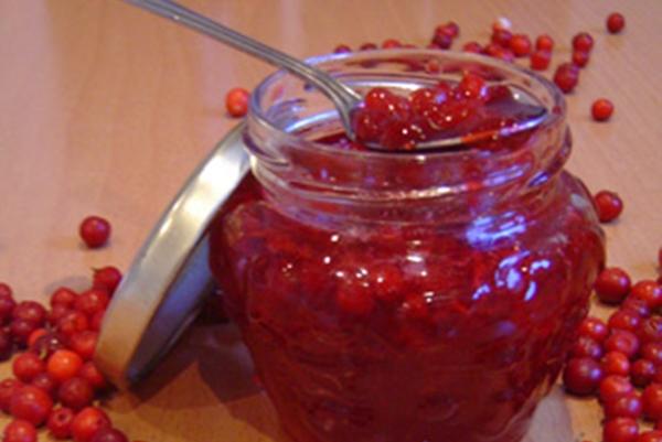 gelatina de arándano rojo