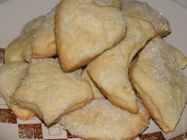 Sugar cookies with sour cream