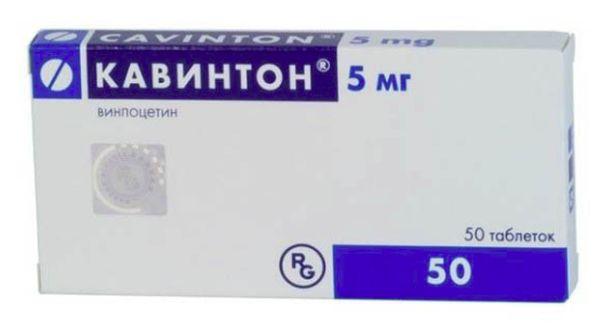 Cavintonové tablety