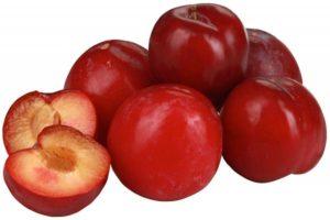 Opis i karakteristike sorte šljive Crvena lopta, sadnja i njega