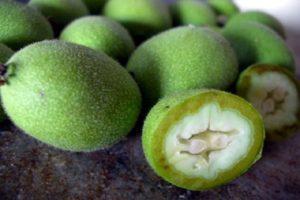 Wanneer en hoe groene walnoten op de juiste manier te verzamelen, opslagregels