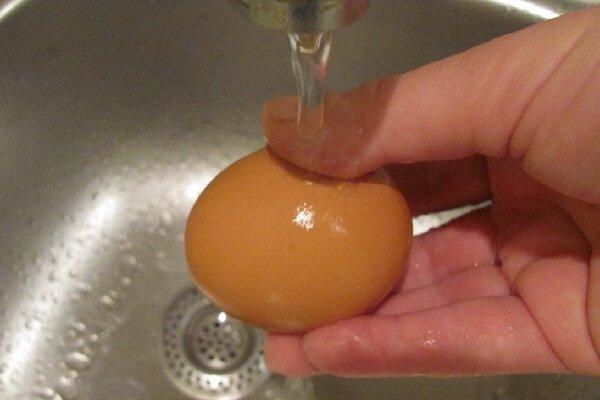 puedo lavar huevos