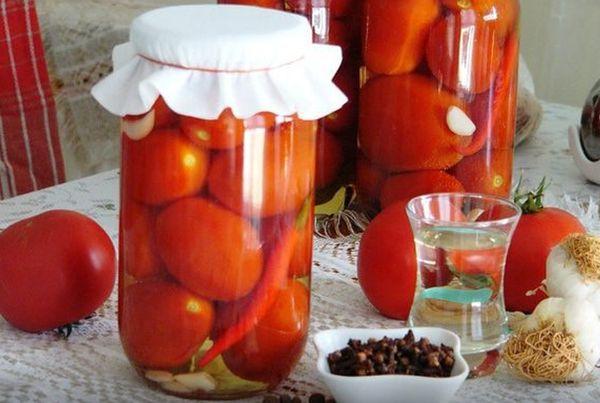 Tomaten ohne Sterilisation