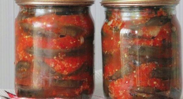 baklažāni ar tomātiem