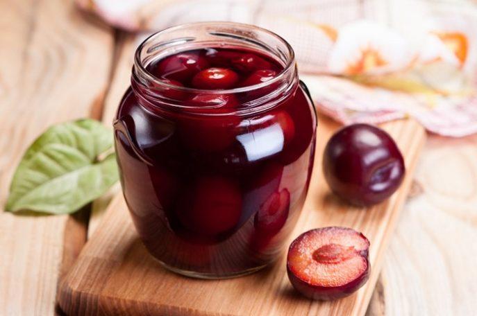 pickled plums for winter